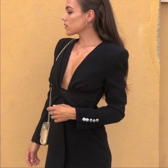 Zara Draped Jacket Dress - Picture 5 of 14